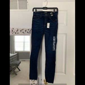 Express legging high rise jeans NEVER WORN